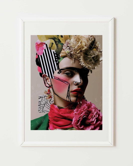 Affiche Abstraite Frida
