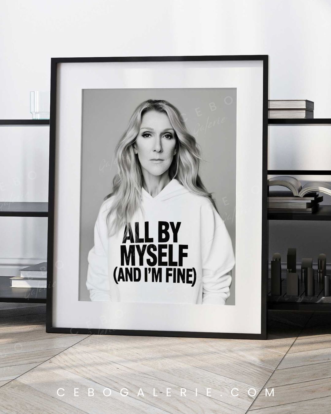 Art Print “ALL BY MYSELF”