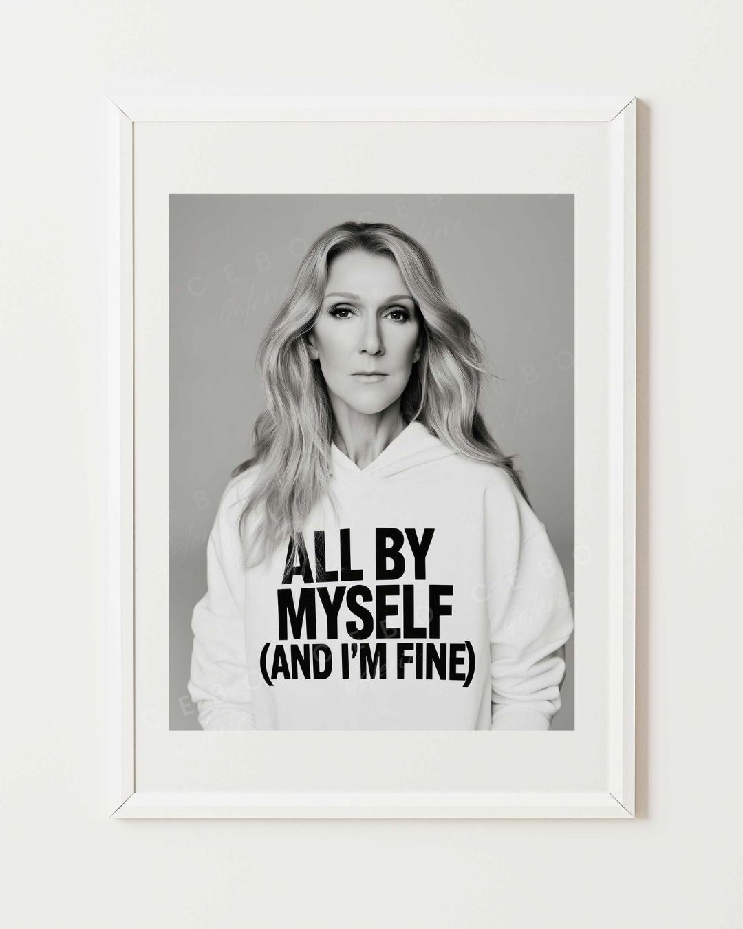 Art Print “ALL BY MYSELF”