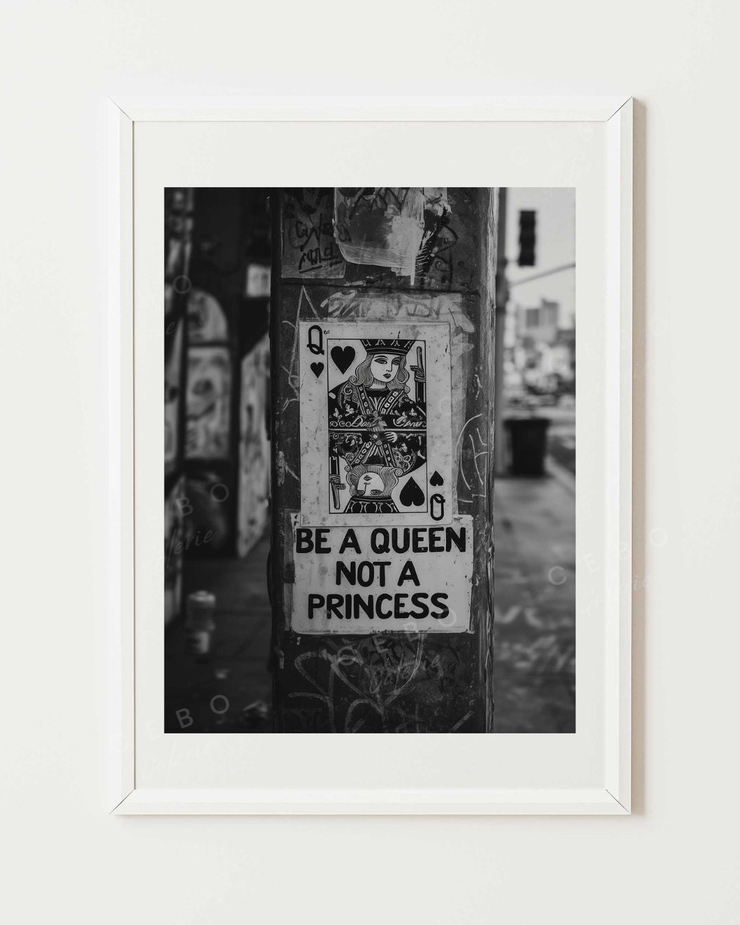 Affiche Be a Queen, Not a Princess