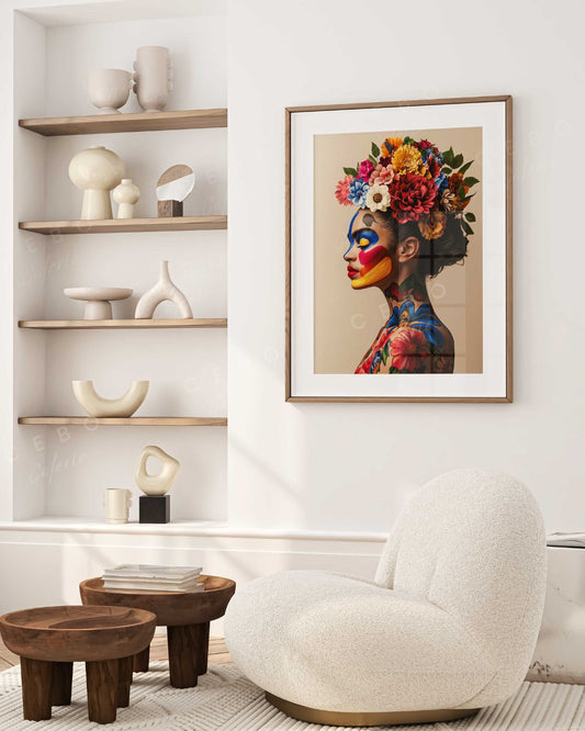 Affiche Beige Frida