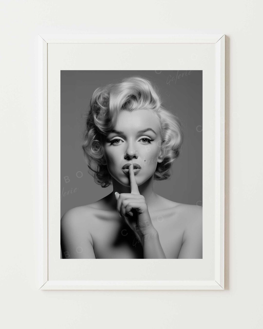 Silent Marilyn poster