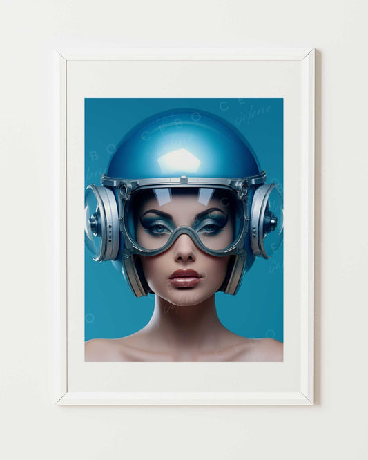 Affiche Blue Diva