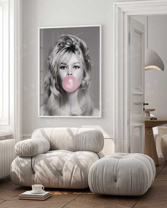 Bardot Bubbles Poster