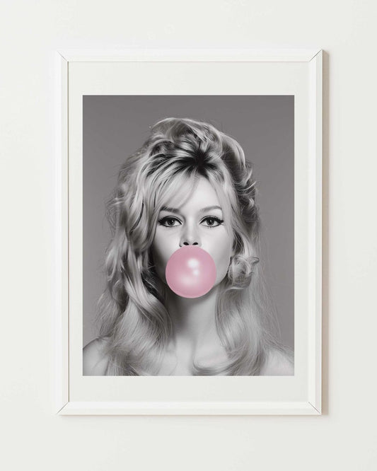 Bardot Bubbles Poster