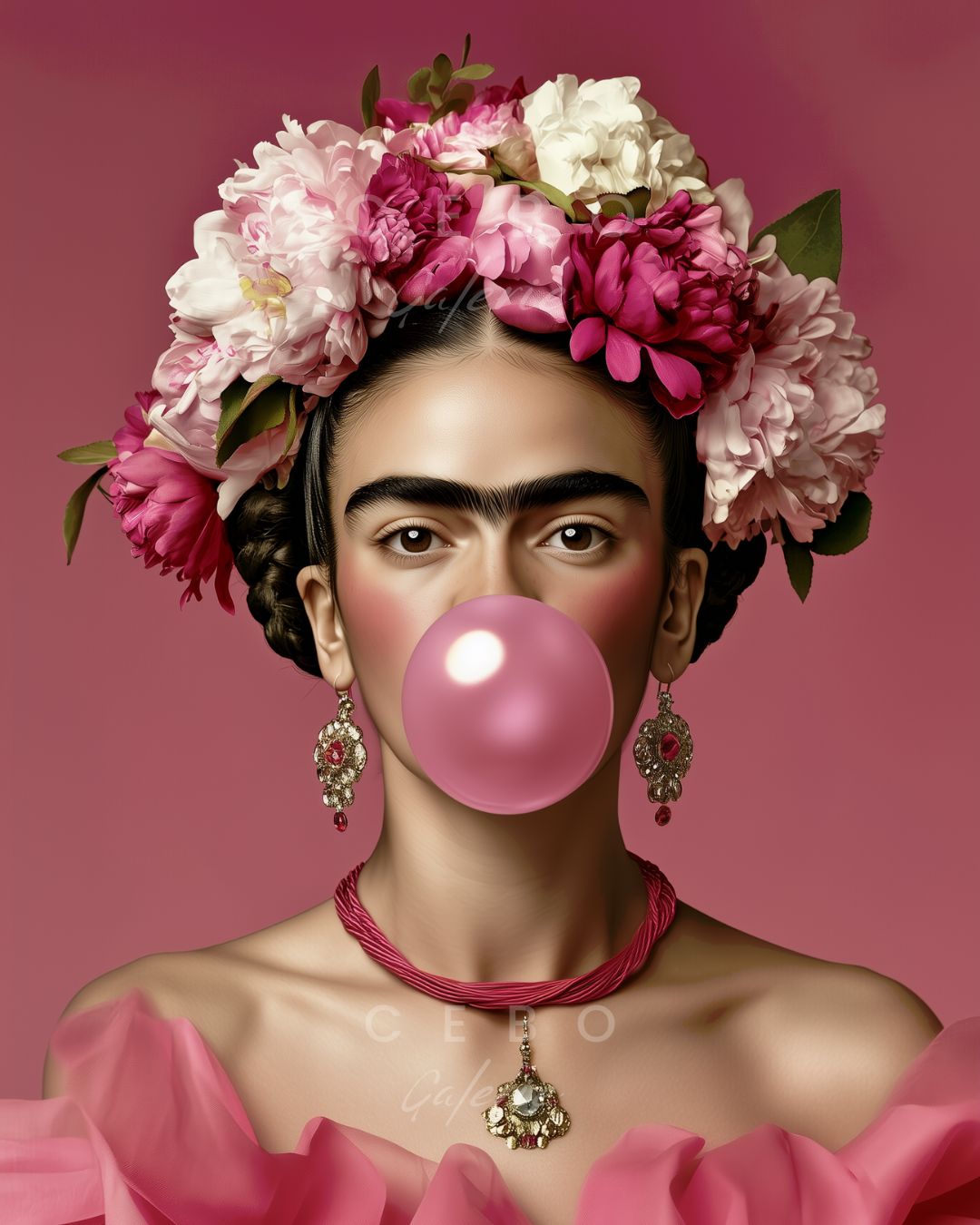 Affiche Bulles de Frida