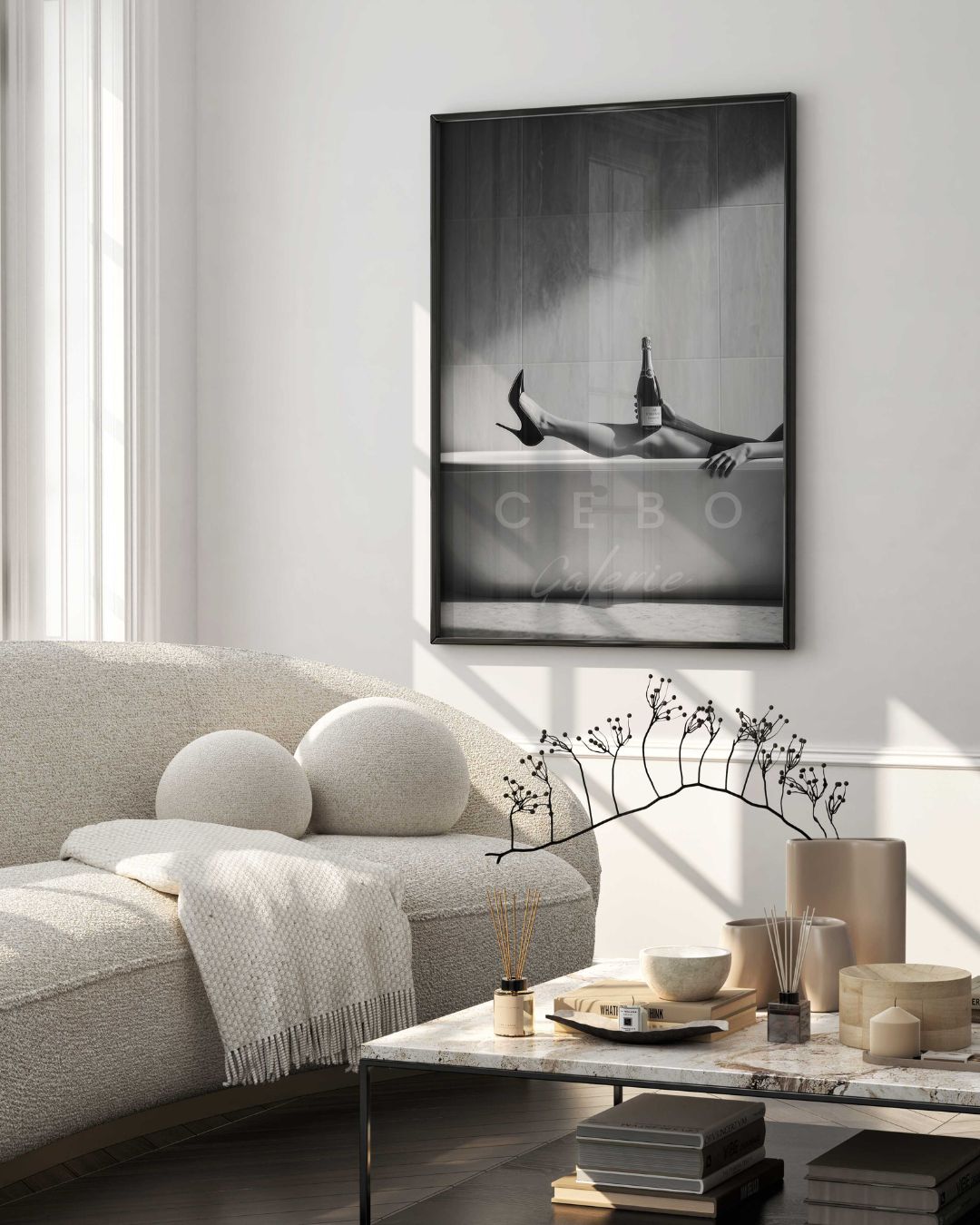 Champagne &amp; Heels Poster