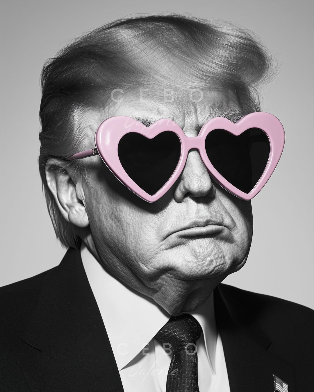 Affiche Cœur de Trump