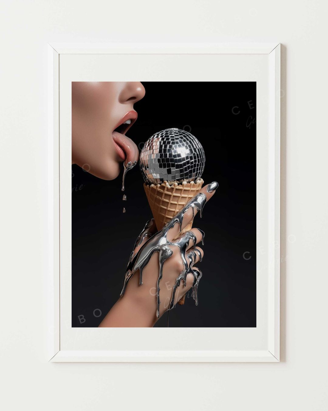 Affiche Désir Chromé