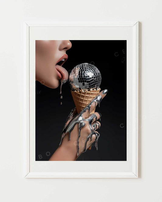 Affiche Désir Chromé