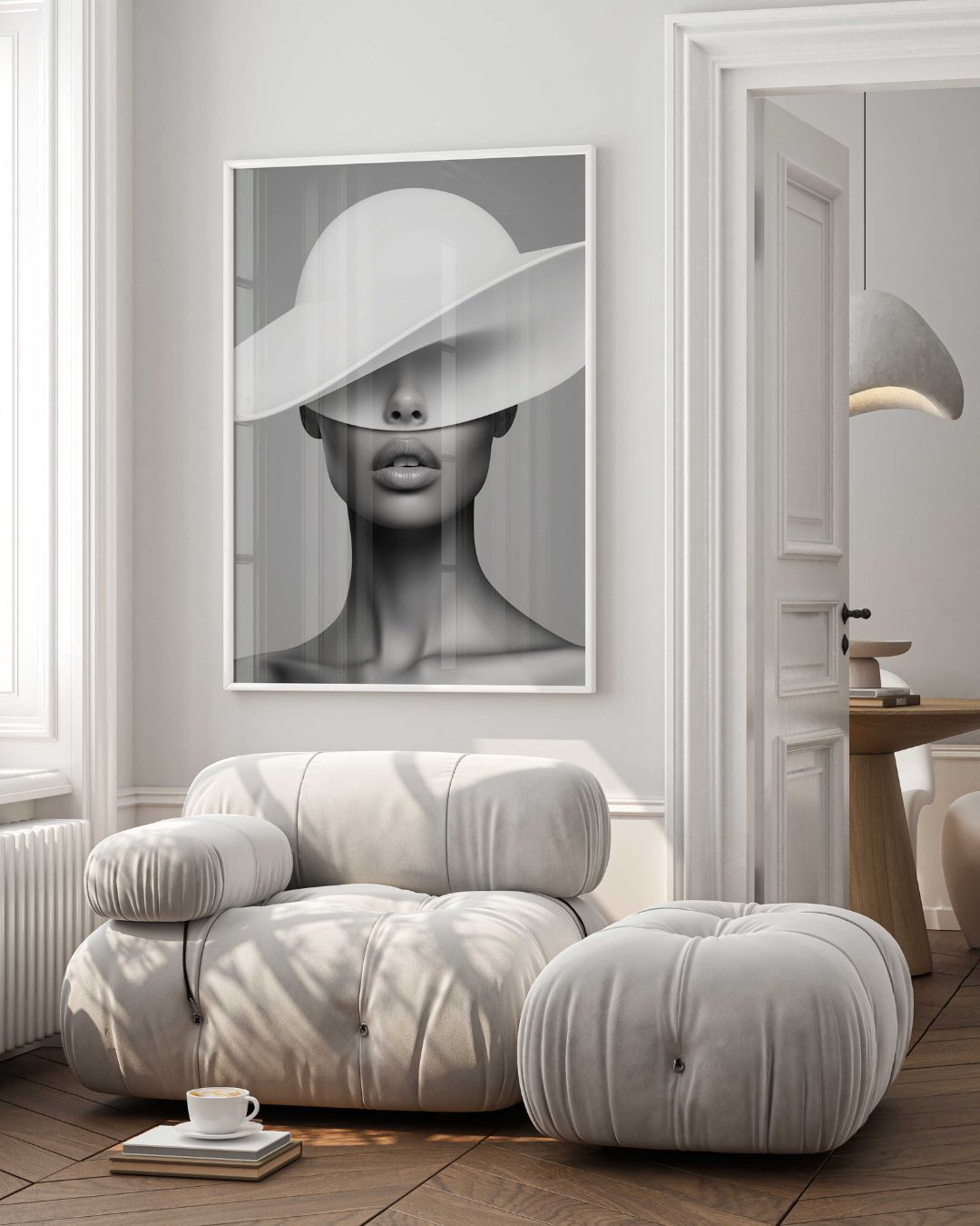 Affiche Féminité Abstraite