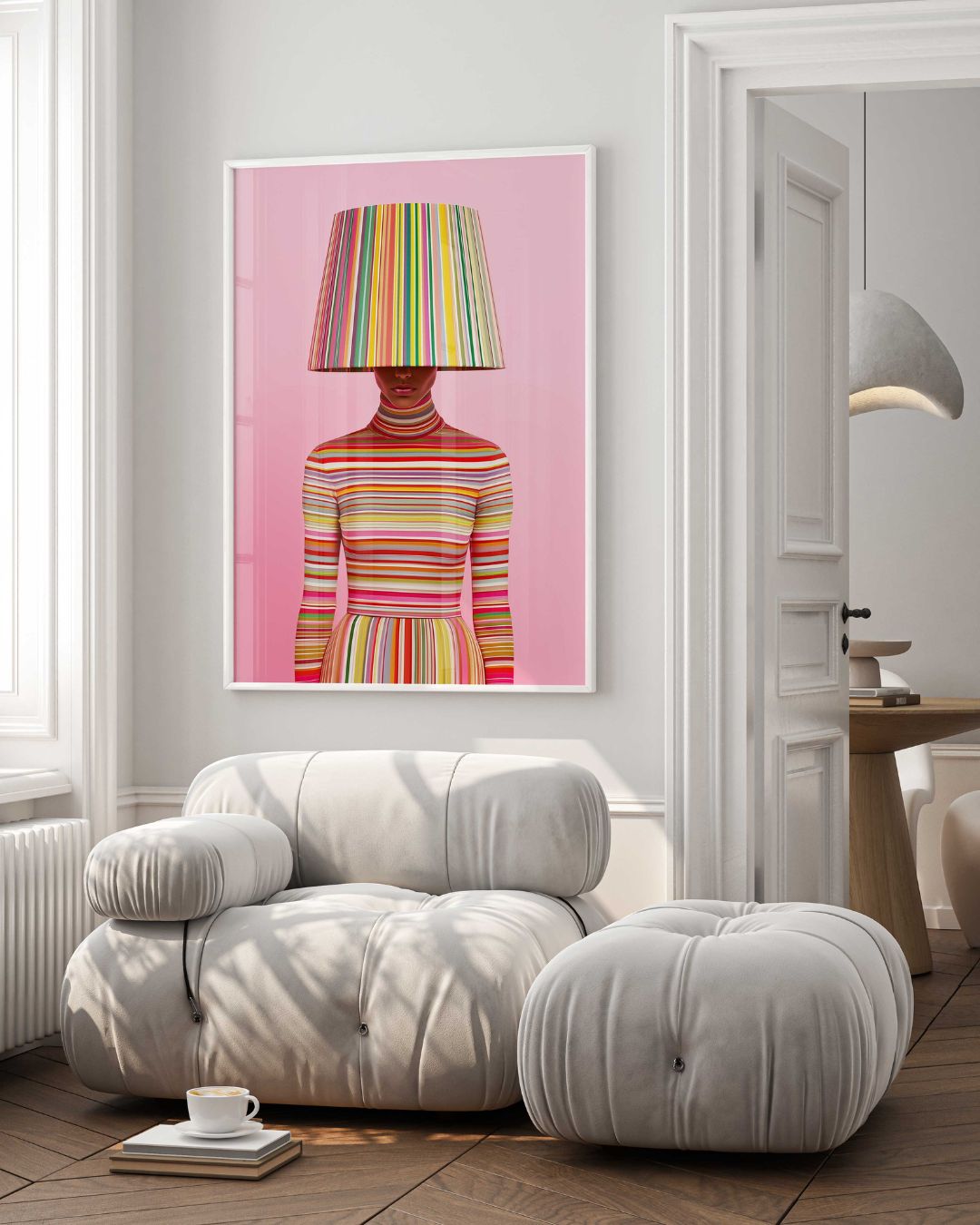 Affiche Féminité Colorée