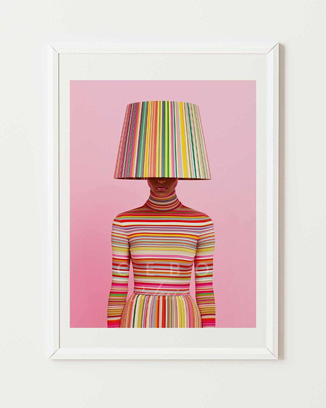 Affiche Féminité Colorée