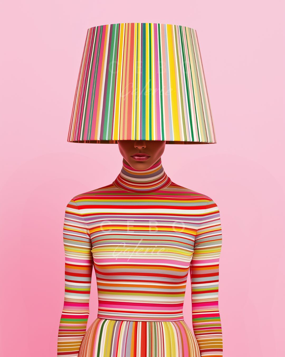 Affiche Féminité Colorée