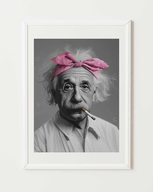 Unverschämtes Einstein-Poster