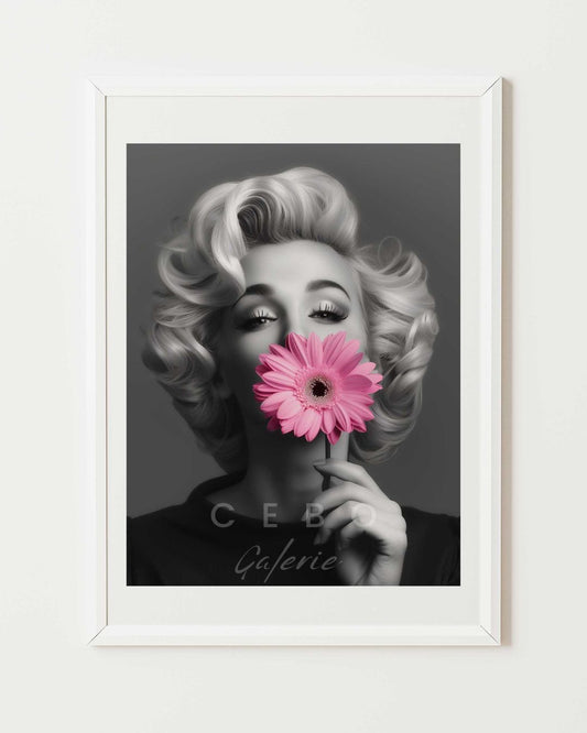 Marilyn Flower Poster