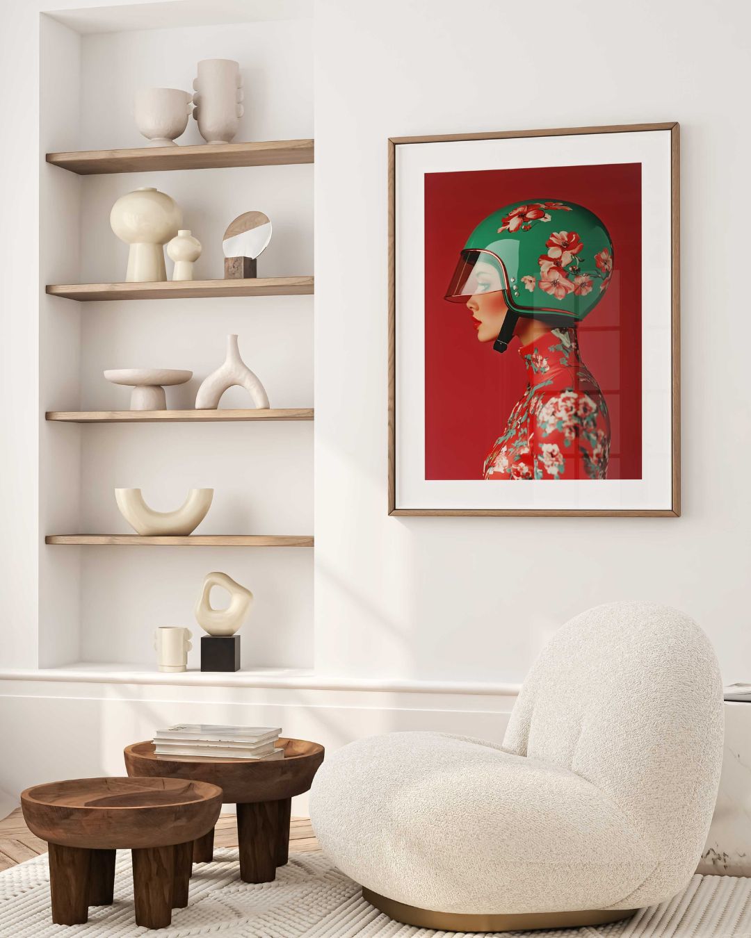 Affiche Floral Rider