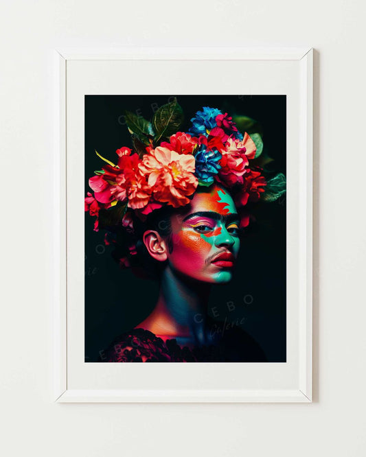 Affiche Frida Color