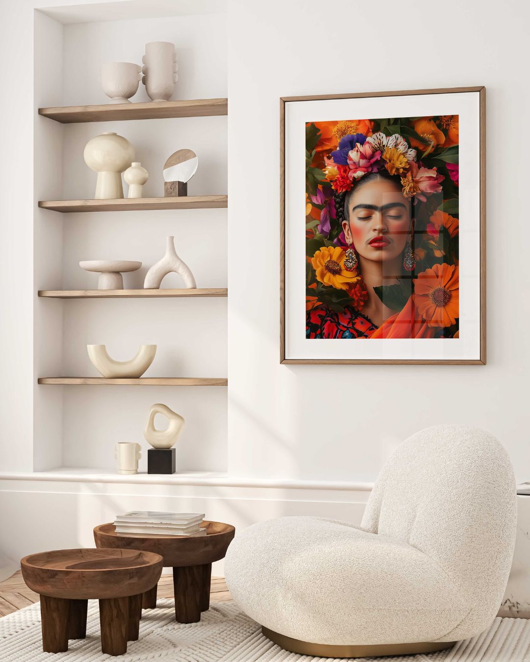 Affiche Frida Colorée