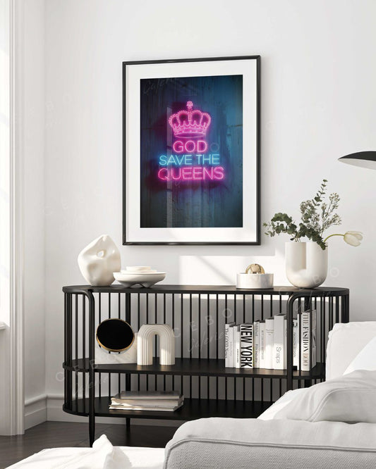 Affiche God Save the Queens