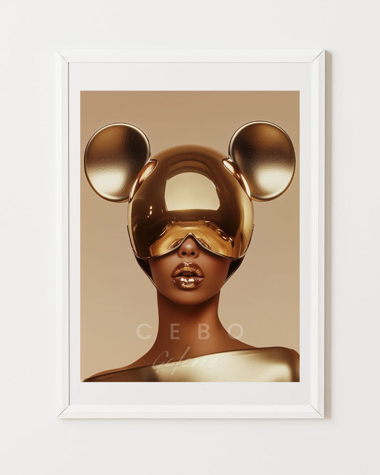 Affiche Gold Minnie