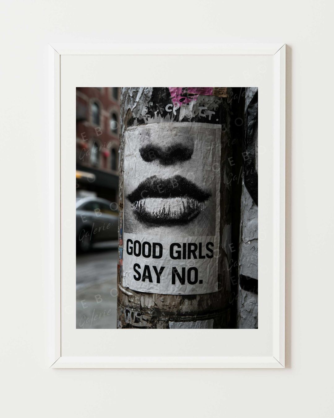 Plakat GOOD GIRLS SAY NO.