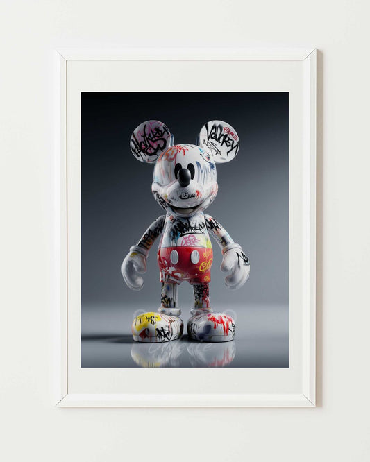 Mickey Graffiti Poster