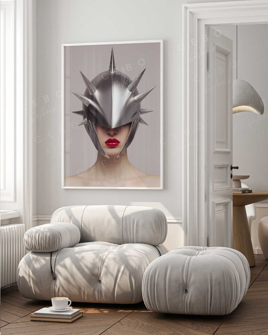 Modernes Krieger-Poster