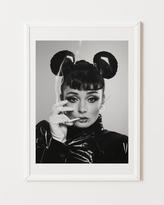 Hepburn Pop Poster