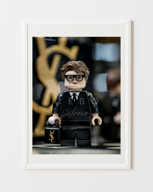 Saint Laurent Lego Poster