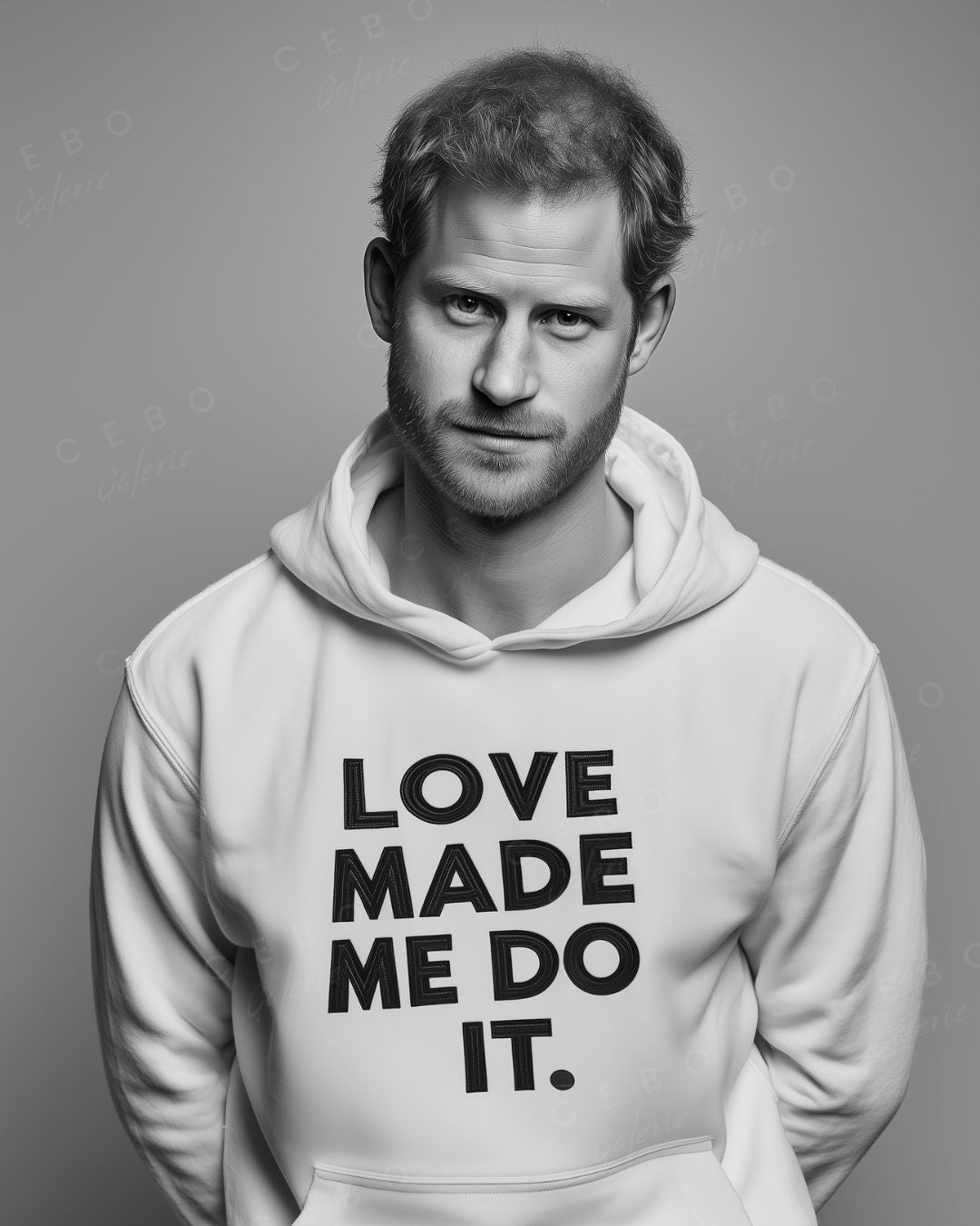 Affiche LOVE MADE ME DO IT.