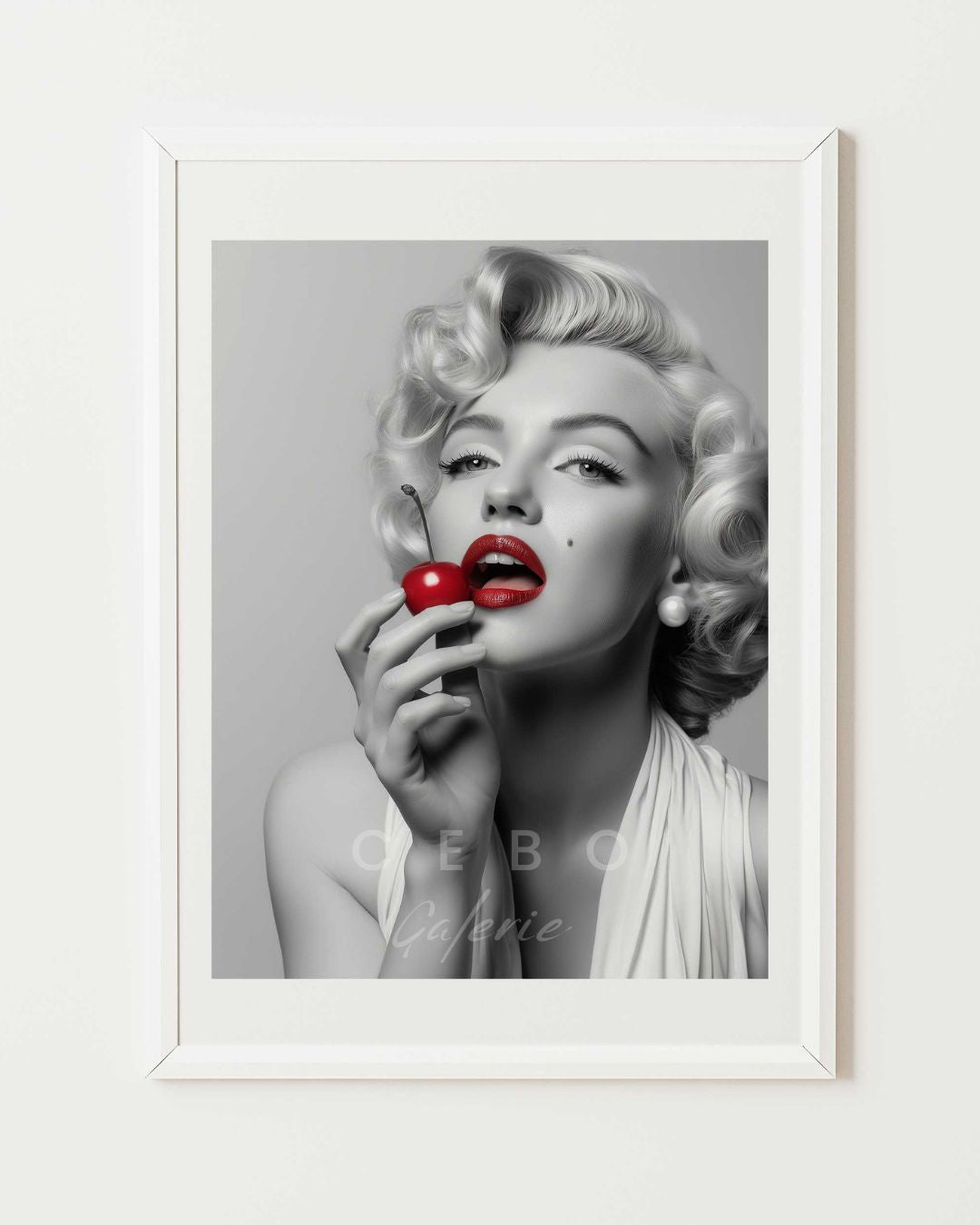 Affiche Marilyn Cerise