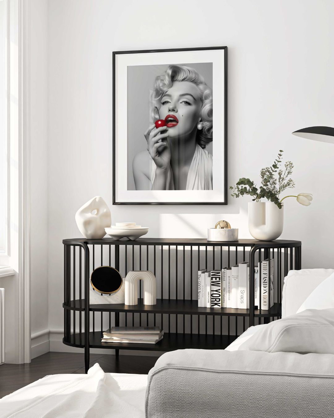 Affiche Marilyn Cerise