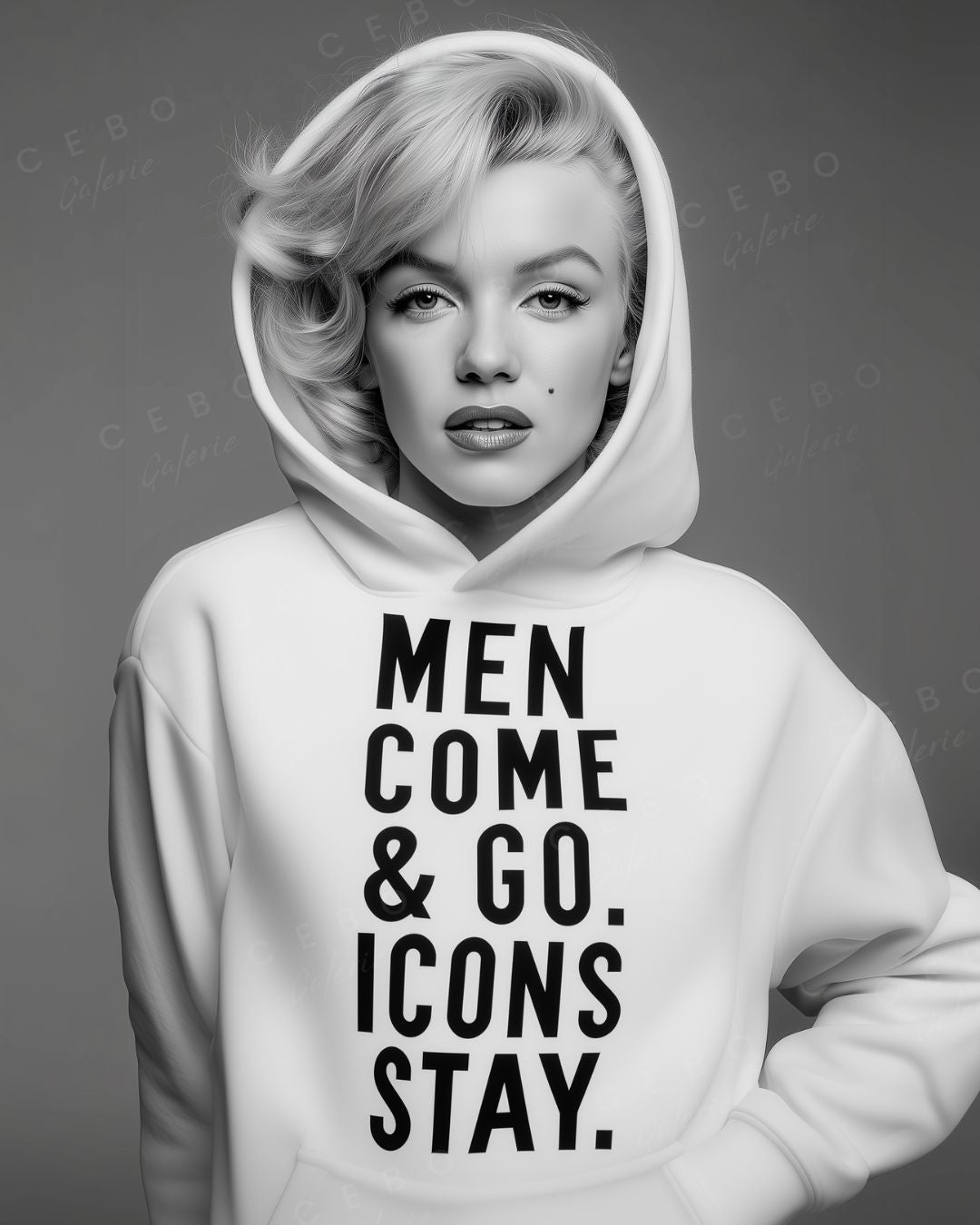 Plakat Men Come and Go, Icons Stay.