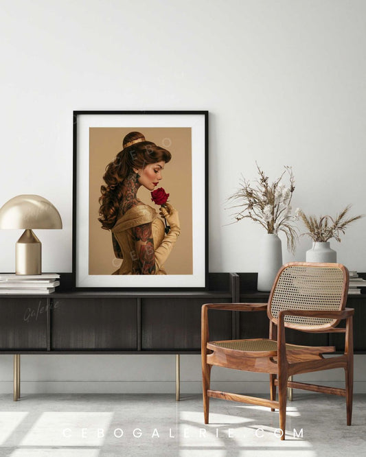 Affiche Moderne Belle