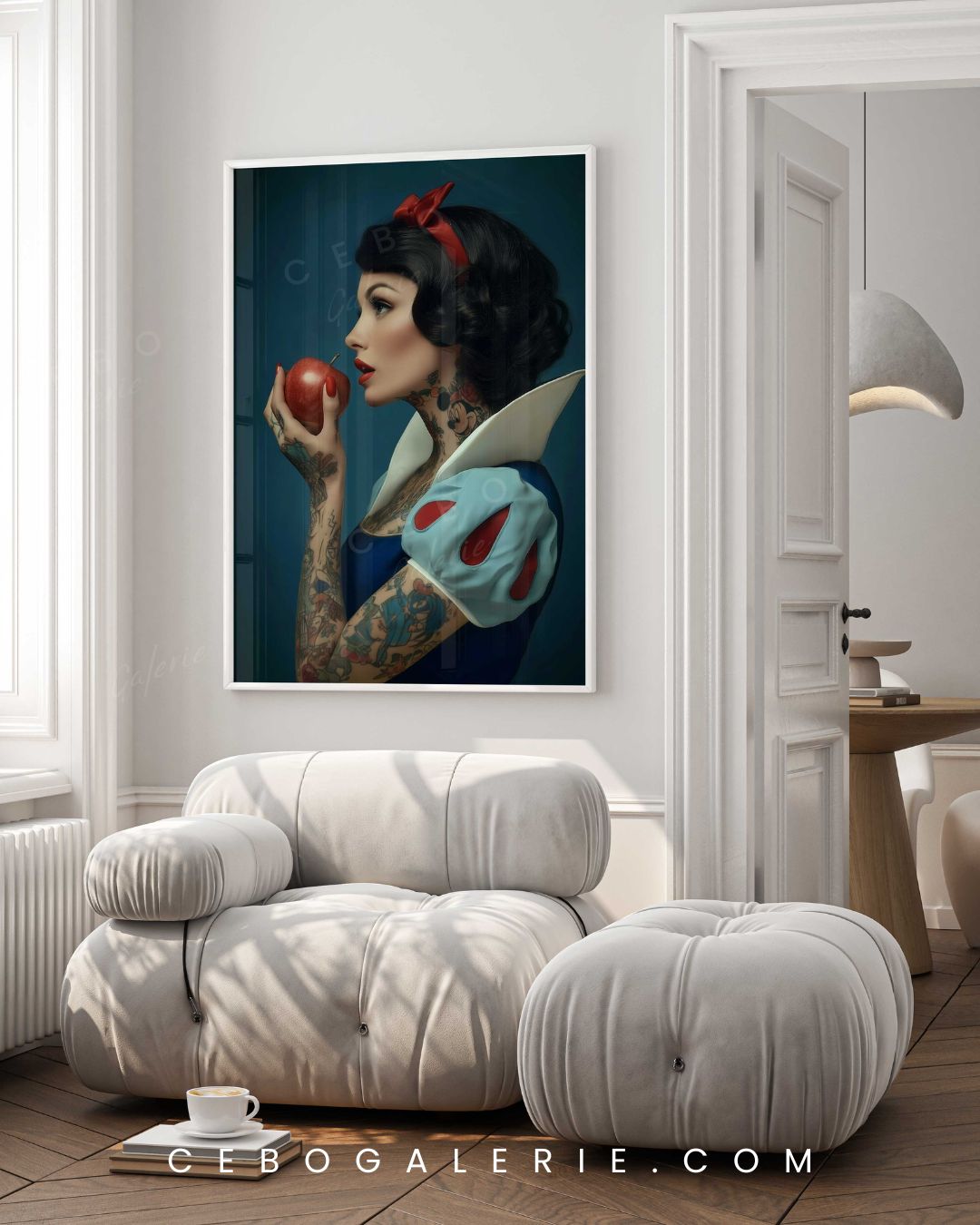 Kunstdruck „Modernes Schneewittchen“