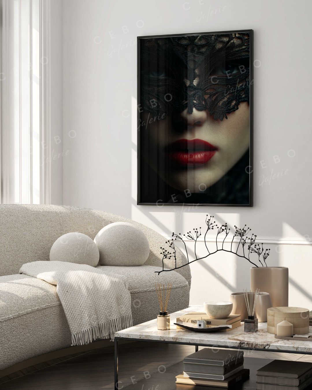 Affiche Mystère Carmin