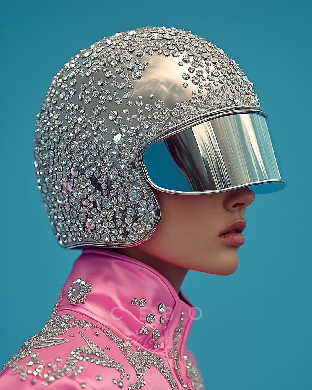 Affiche Mystère en Strass