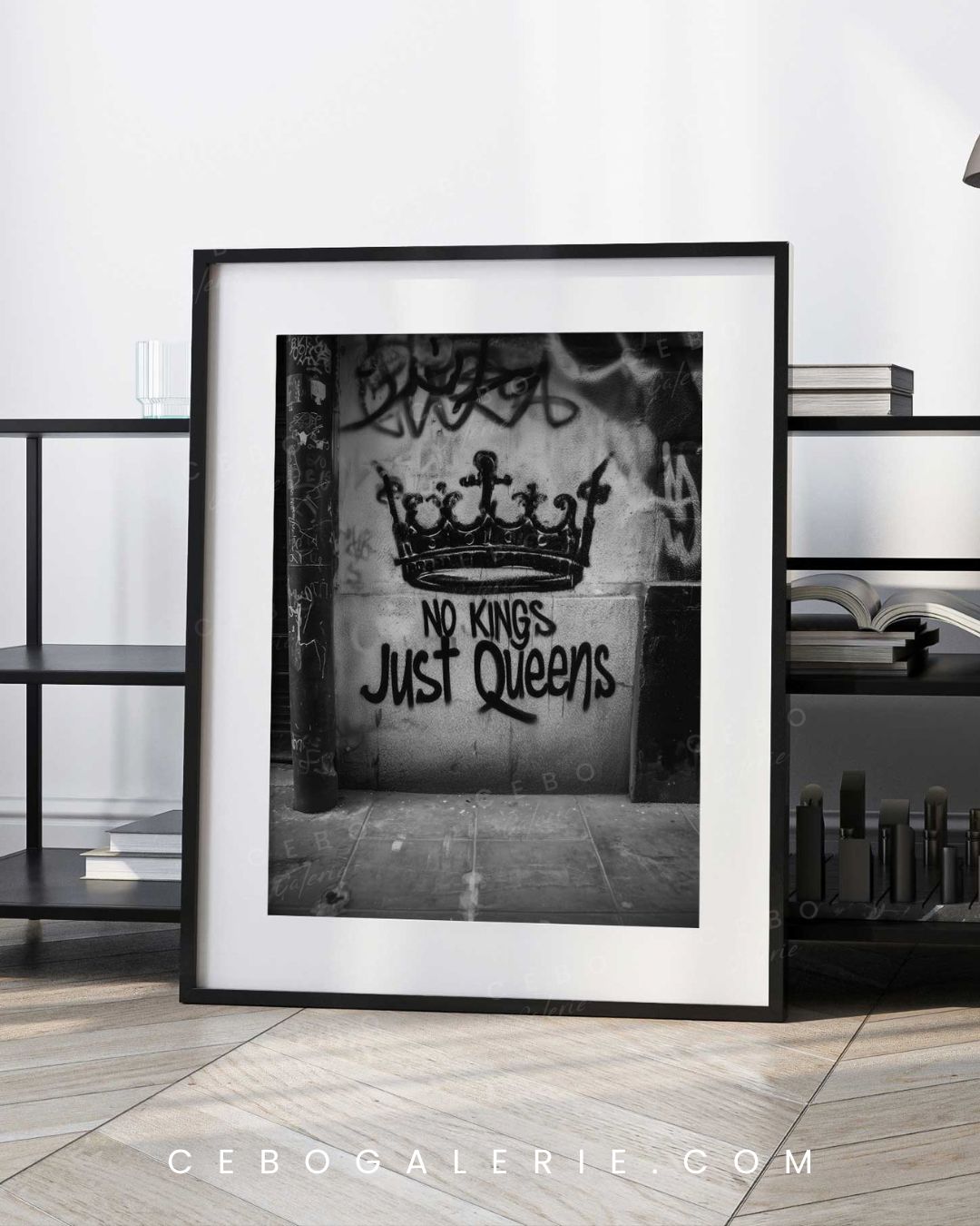 Art Print 'No Kings Just Queens'