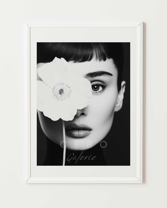 Audrey Flower Poster