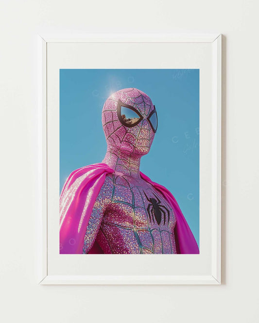 Affiche Pink Spiderman