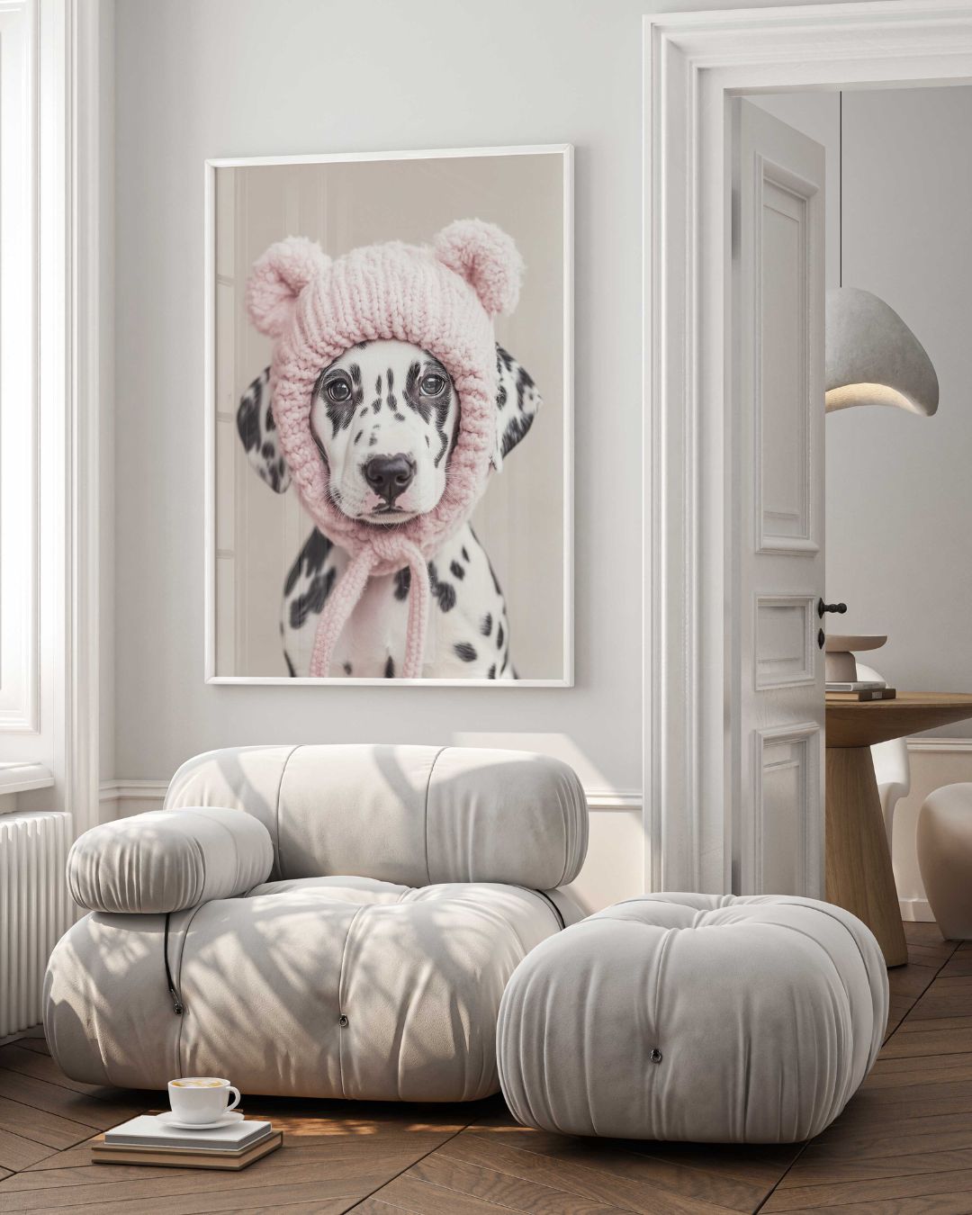 Affiche Pink Dalmatien