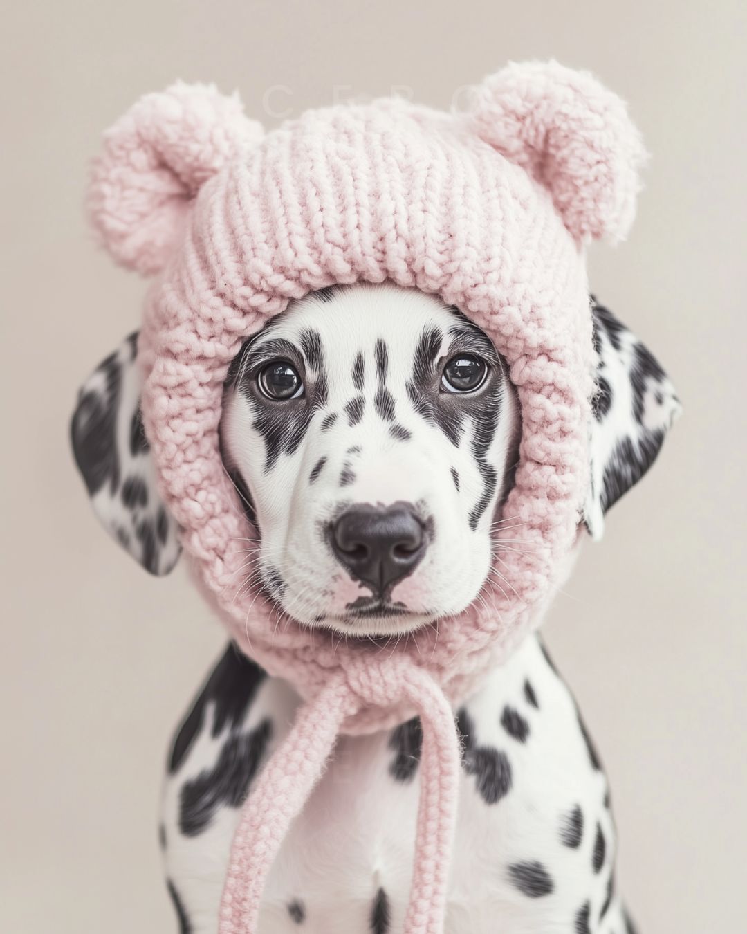 Affiche Pink Dalmatien