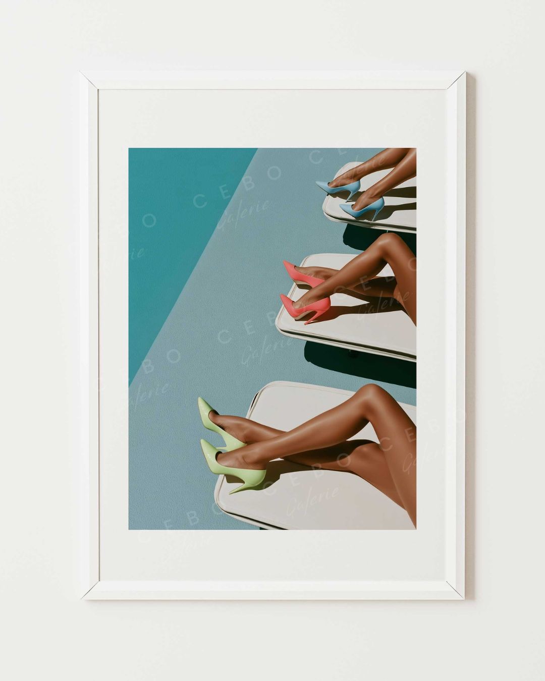 Kunstdruck „Poolside“