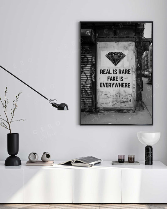 Affiche Real is Rare