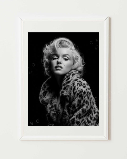 Affiche Féline Marilyn