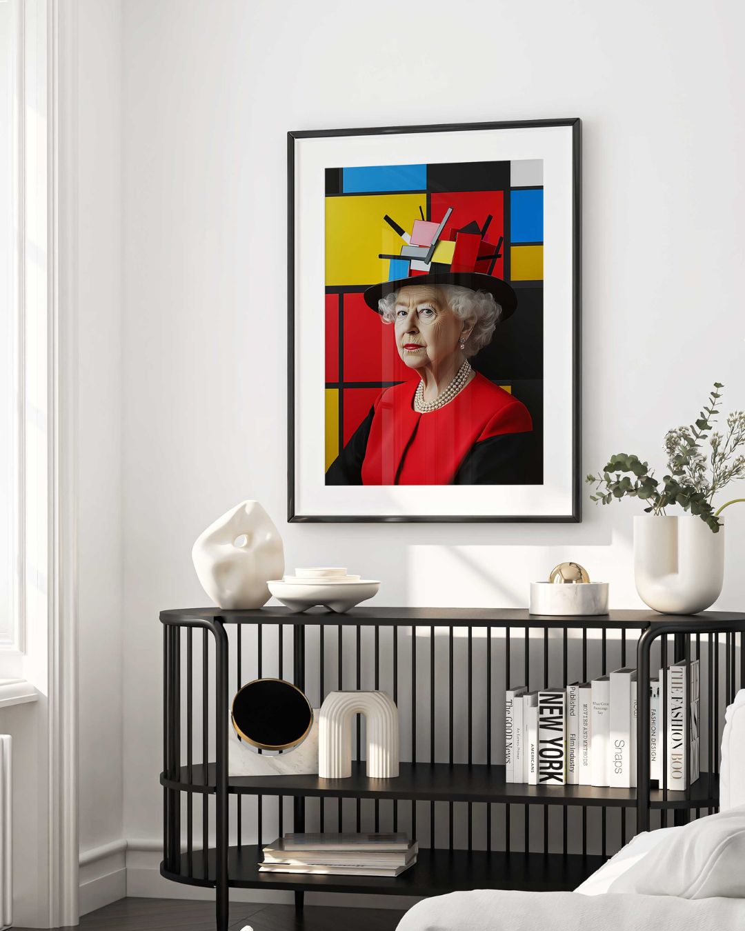 Queen Mondrian Poster