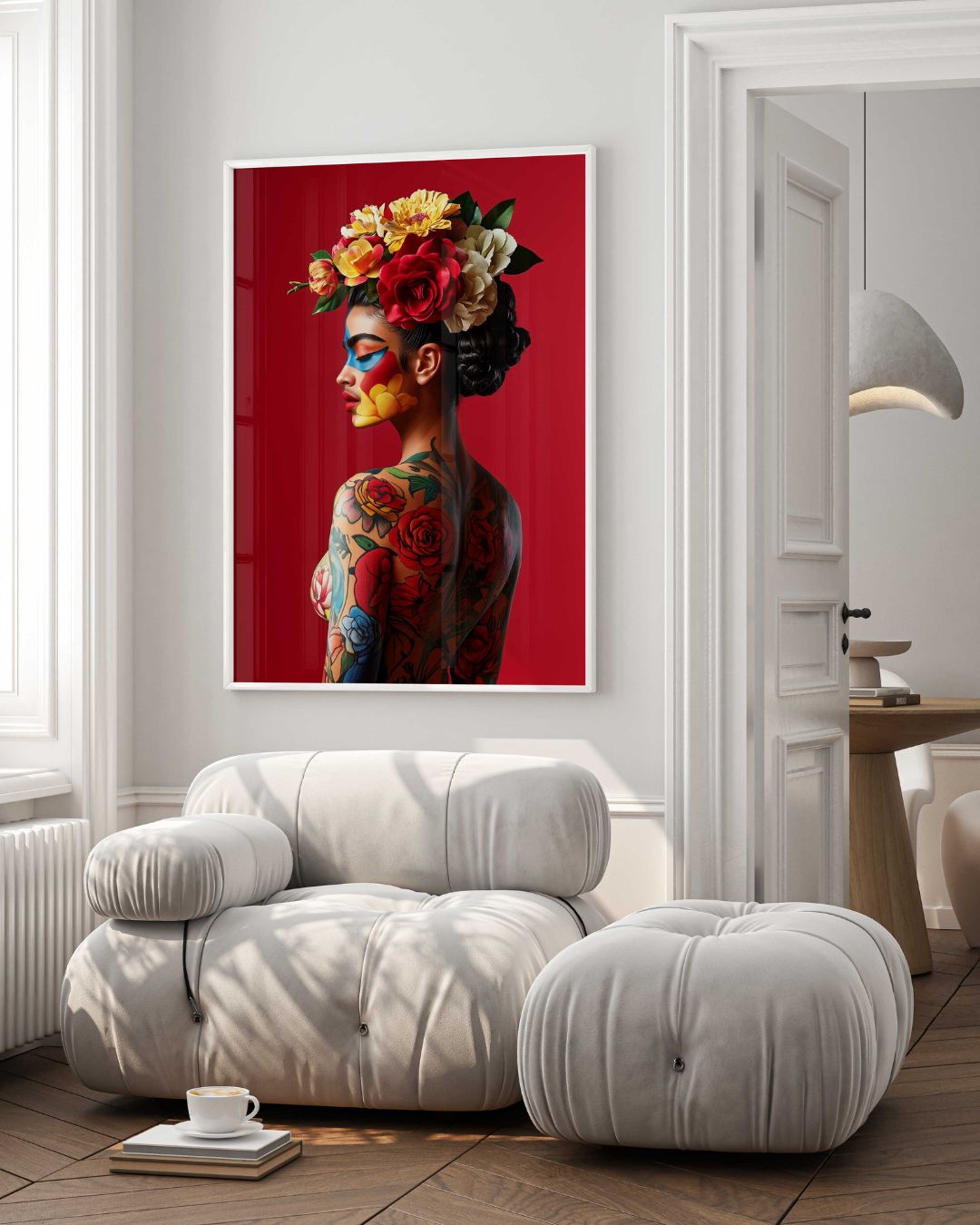 Frida Red Poster