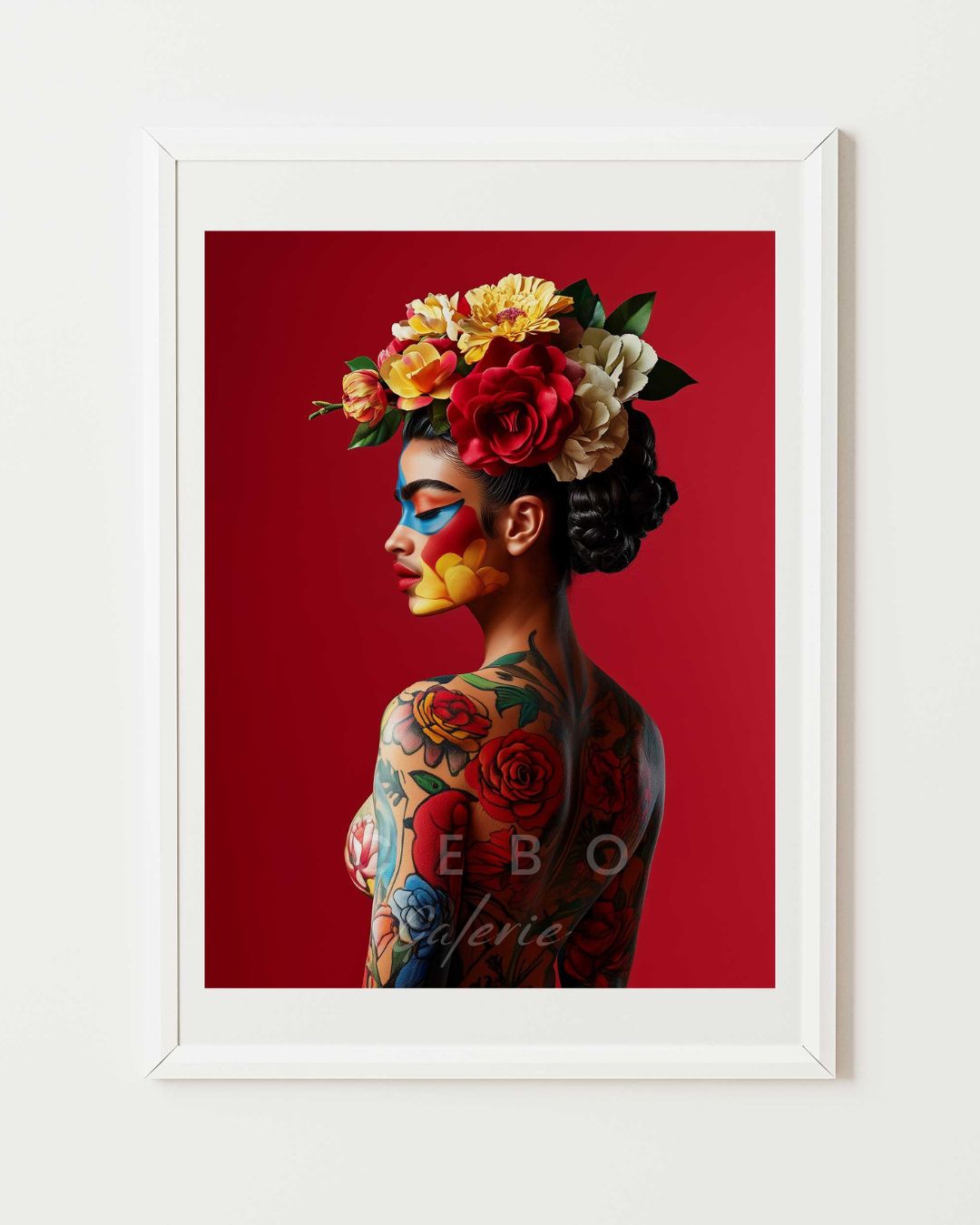 Frida Red Poster