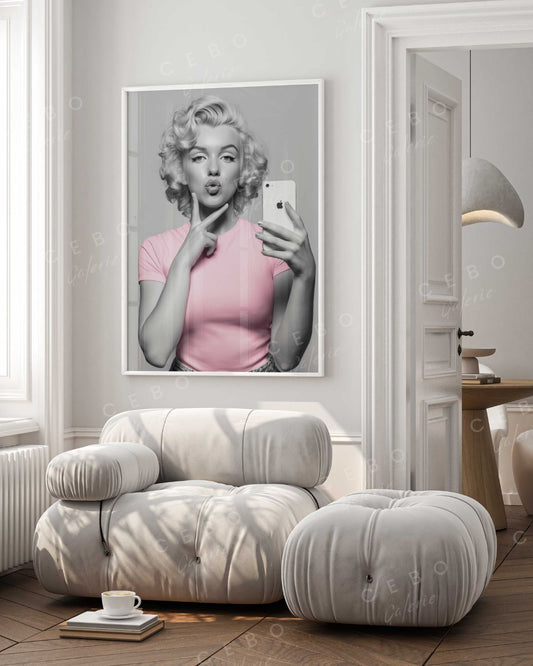 Marilyn Selfie Poster